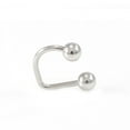 thumbnail image 1 of Lippy Loop Surgical Steel Lip Ring 16G, 1 of 2