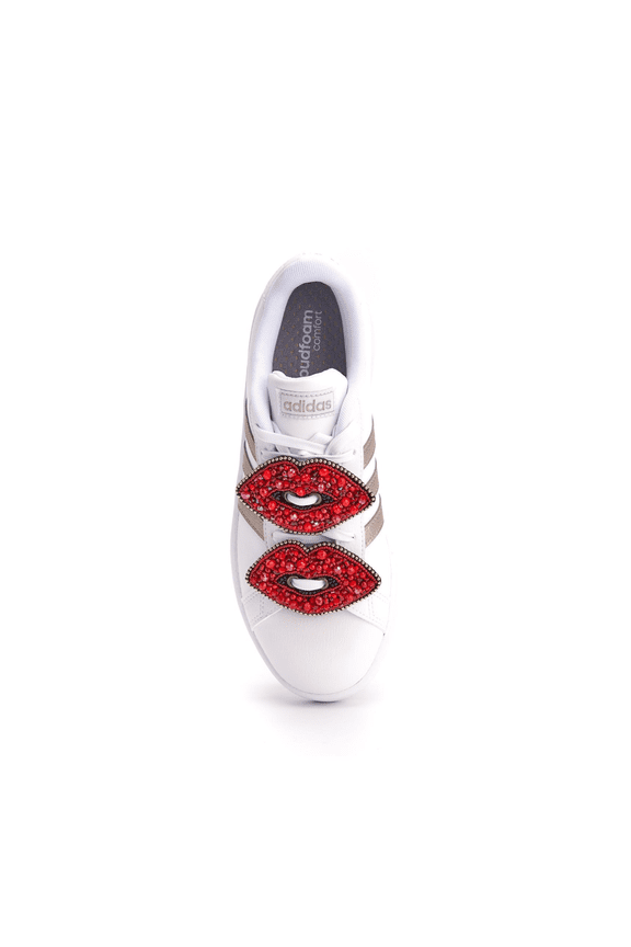 Lips Beaded Shoe Charm