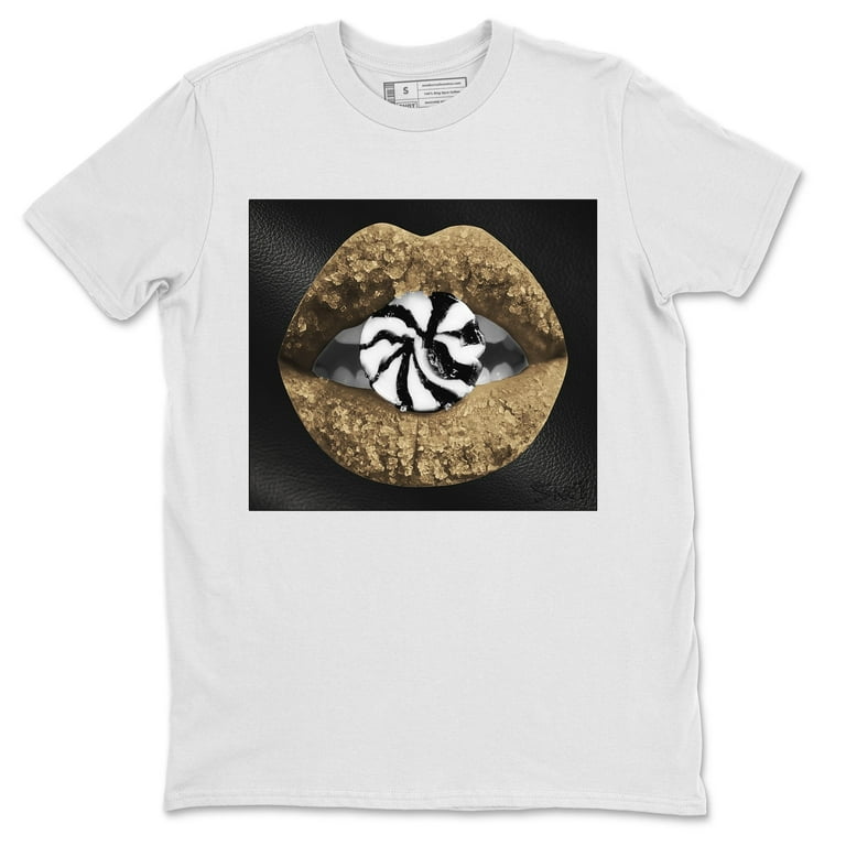 White and gold jordan cheap shirts