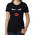 thumbnail image 1 of Lips & Lashes -Cool T-shirts for Woman, Feminist Shirts, 1 of 2