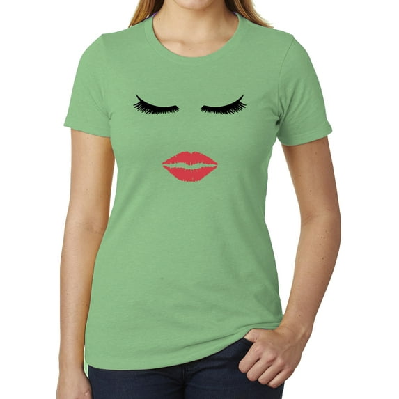 Lips & Lashes -Cool T-shirts for Woman, Feminist Shirts