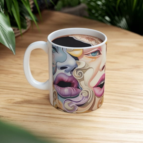 Lips Mug, Wos Lips Mug, Hot Lips Mug, ips Mug, Big Lips Mug, Weird Stuff, Weird Gift, Lips Coffee Cup. Lips Tea Cup, Lips oa Mug.