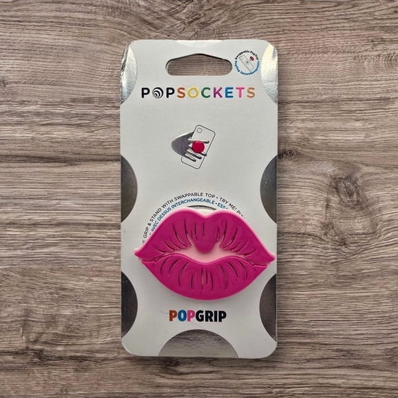 Lips Phone Grip: 3D Printed or Resin - Personalized Pop Grip