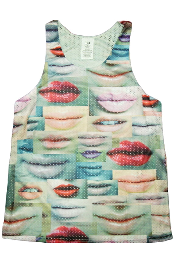 Lips Print Tank Top