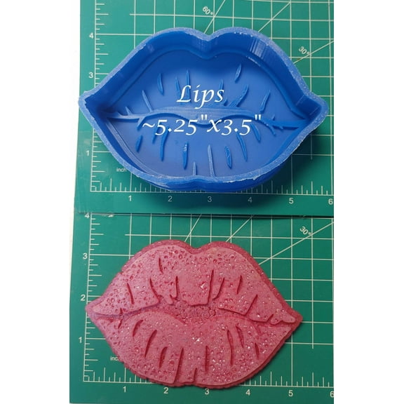Lips Silicone Freshie Mold - large