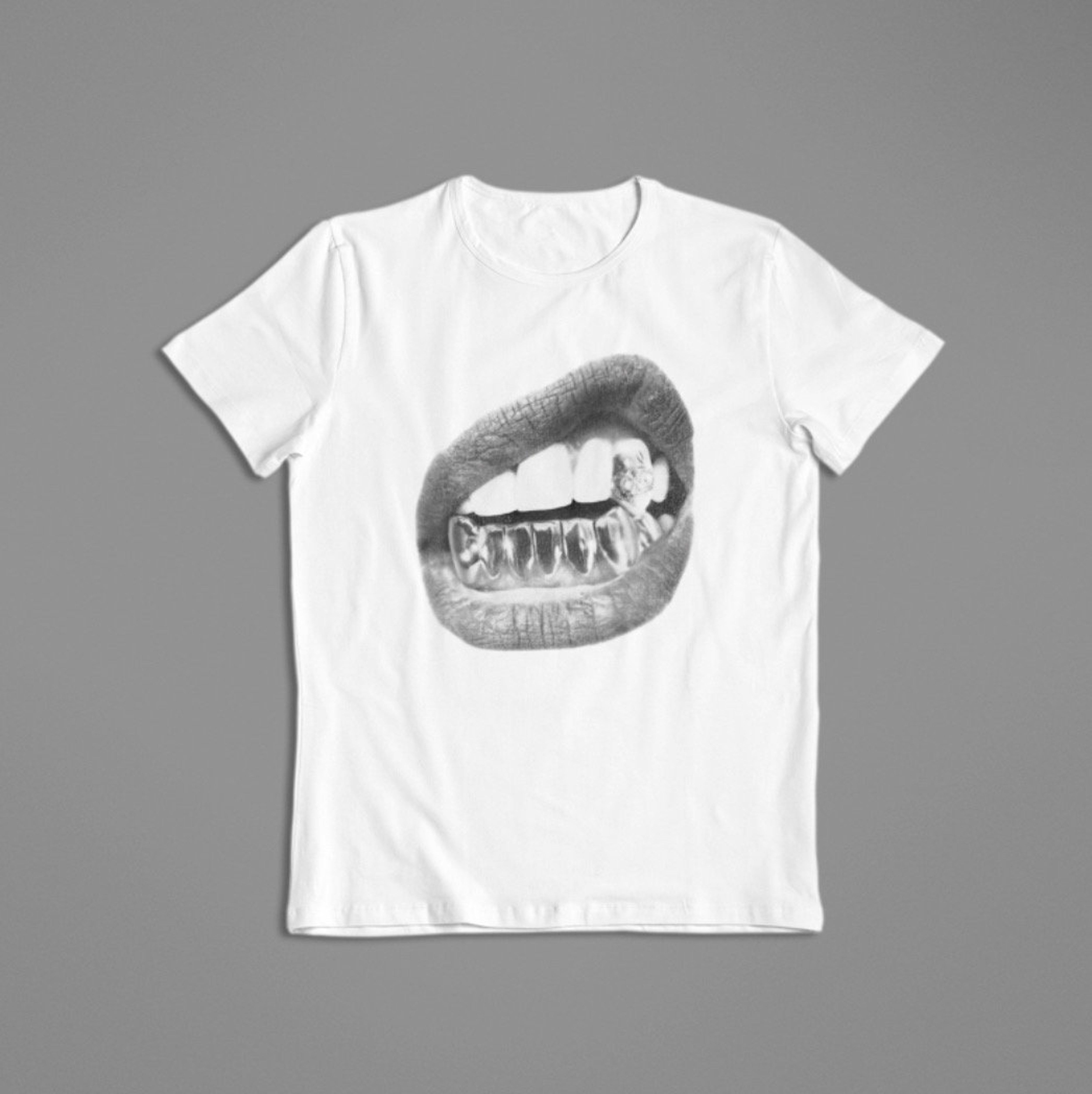 black and white graphic shirt