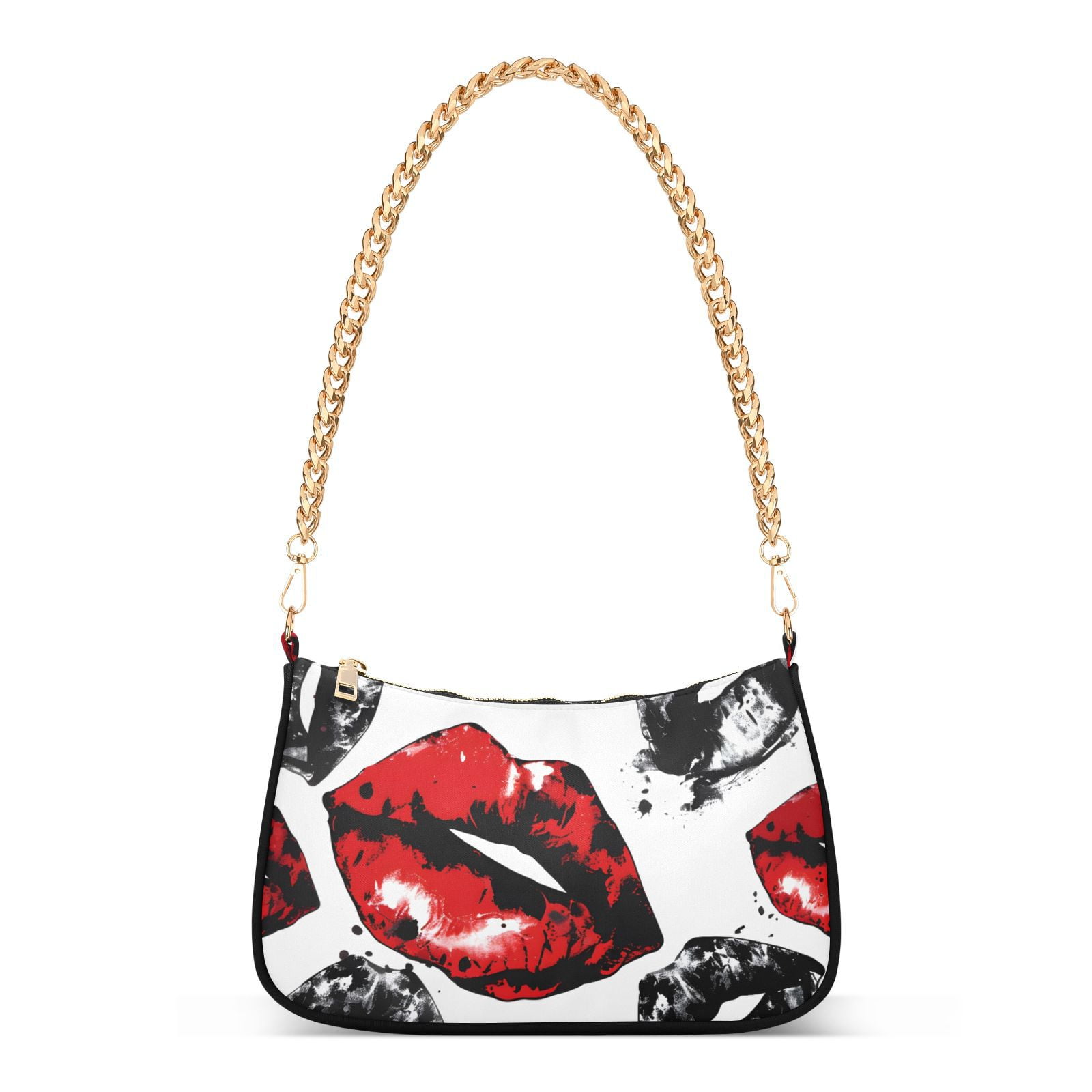 LipsWomen Small Shoulder Bag Crossbody Tote Hobo Bags Purse Clutch Handbags with Chain Strap for Women
