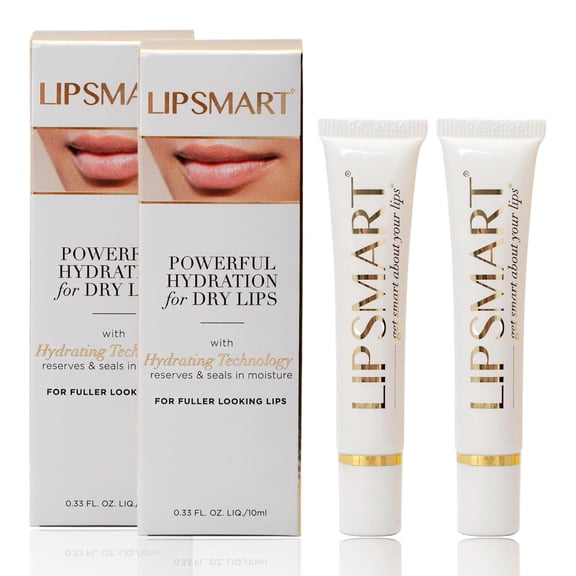 Lipsmart Ultra Hydrating Lip Treatment Moisturizer and Volumizer - Powerful Hydration for Dry Lips, 0.33 oz (PACK OF 2)
