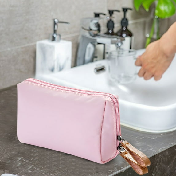 Lipstick Cosmetic Bag Portable Travel Makeup Organizer Cute Mini Clutch Pouch for Women Girls Toiletry Accessories