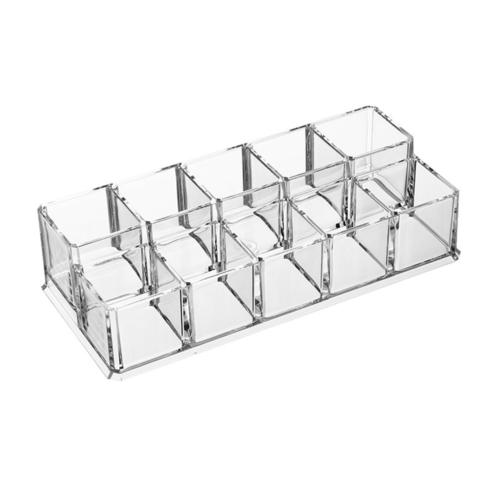 Lipstick Holder Transparent 10 Compartments Visible Classify Large