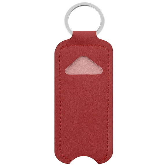 Lipstick Keychain Holder Lip Balm Sleeve Pouch Key Chain Colorful Lip Gloss Keyring Bag Accessory Backpack Decorations