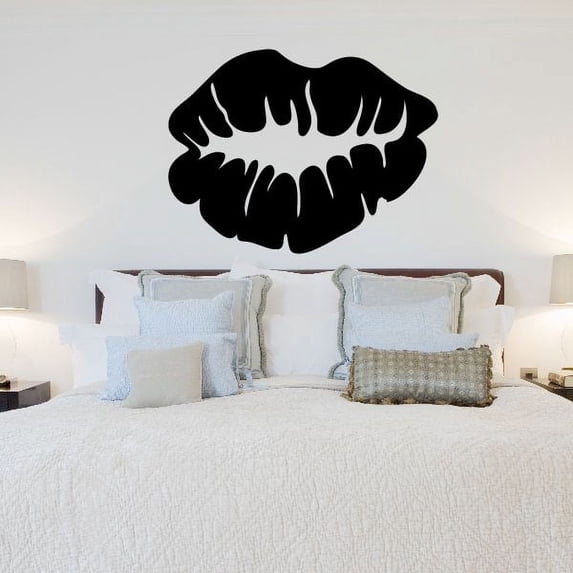 Lipstick Kiss Decal - 36 Inches