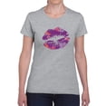 thumbnail image 1 of Lipstick Kiss Women Shaped T-Shirt, Female Large, 1 of 4