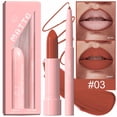 thumbnail image 1 of Lipstick, Lip Liner, Long-Lasting Matte Lip Color, Easy To Apply Smooth Moisturizing formula with Non-Fading Shine, Lightweight Comfortable Wear for Daily Use and Special Occasions, 1 of 5
