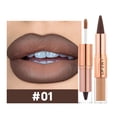 thumbnail image 1 of Lipstick, Lip Liner, Long-Lasting Matte Lipstick with Glossy and Pearl Shine, Transfer-Proof Non-Fading 2-In-1 Lip Makeup for All-Day Wear, 1 of 3