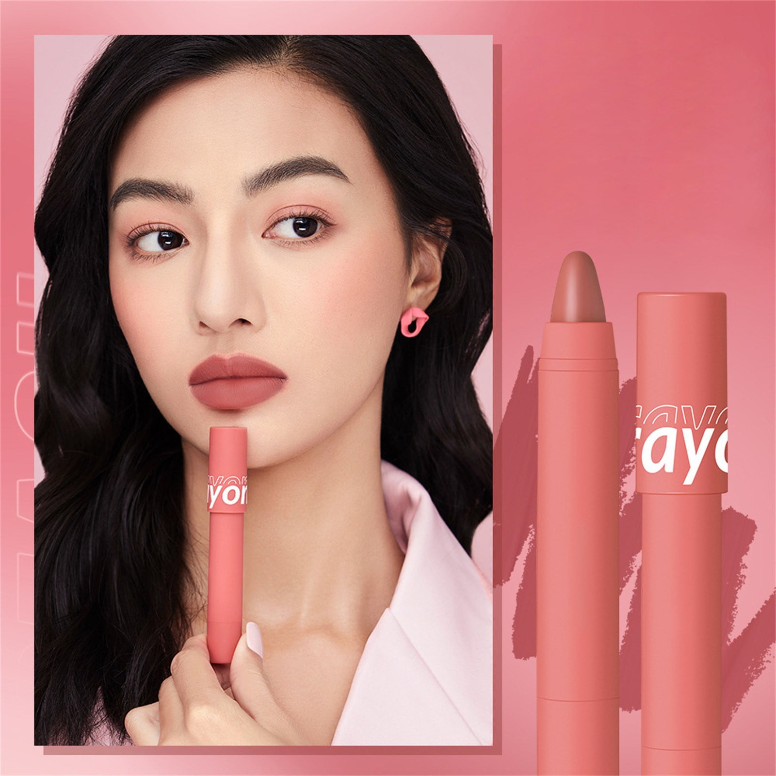 Lipstick Lipstick Pen Velvet Crayon Lipstick Set Long Lasting