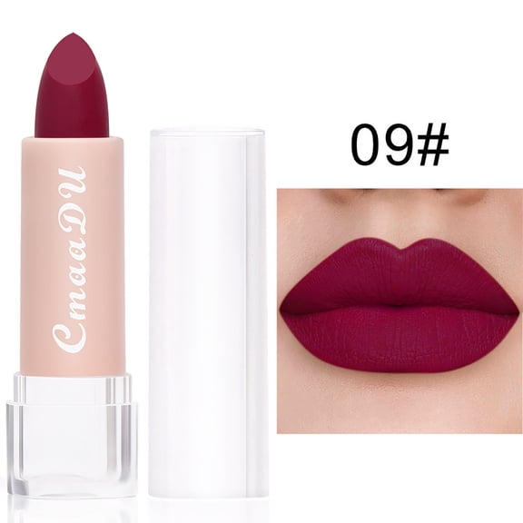 Lipstick Matte, Moisturizing Lip Gloss, Long-Lasting Non-Stick Cup Lip Color, Hydrating Softening formula