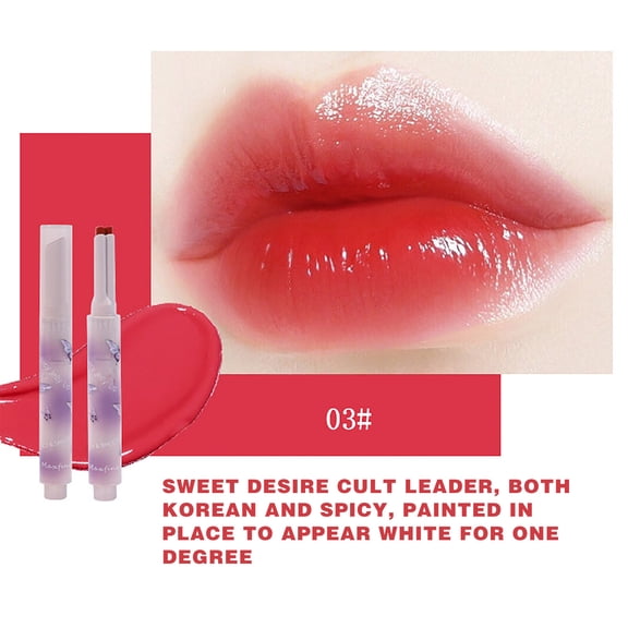 Lipstick Moisturizing Lip Balm, Hydrating Lipstick Pen, Long-Lasting Nourishing Lip Care for Dry Cracked Lips, Soft Butter-Like Texture with Natural Plant Extracts for Smooth Comfortable Wear
