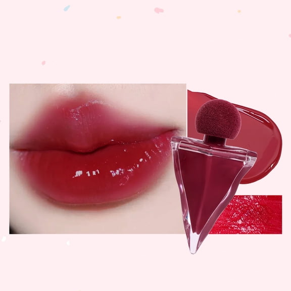 Lipstick Moisturizing Lip Glaze Hydrating Mirror Bottle Lipstick Long-Lasting Natural Ingredients Easy Application Glass Packaging Compact Size
