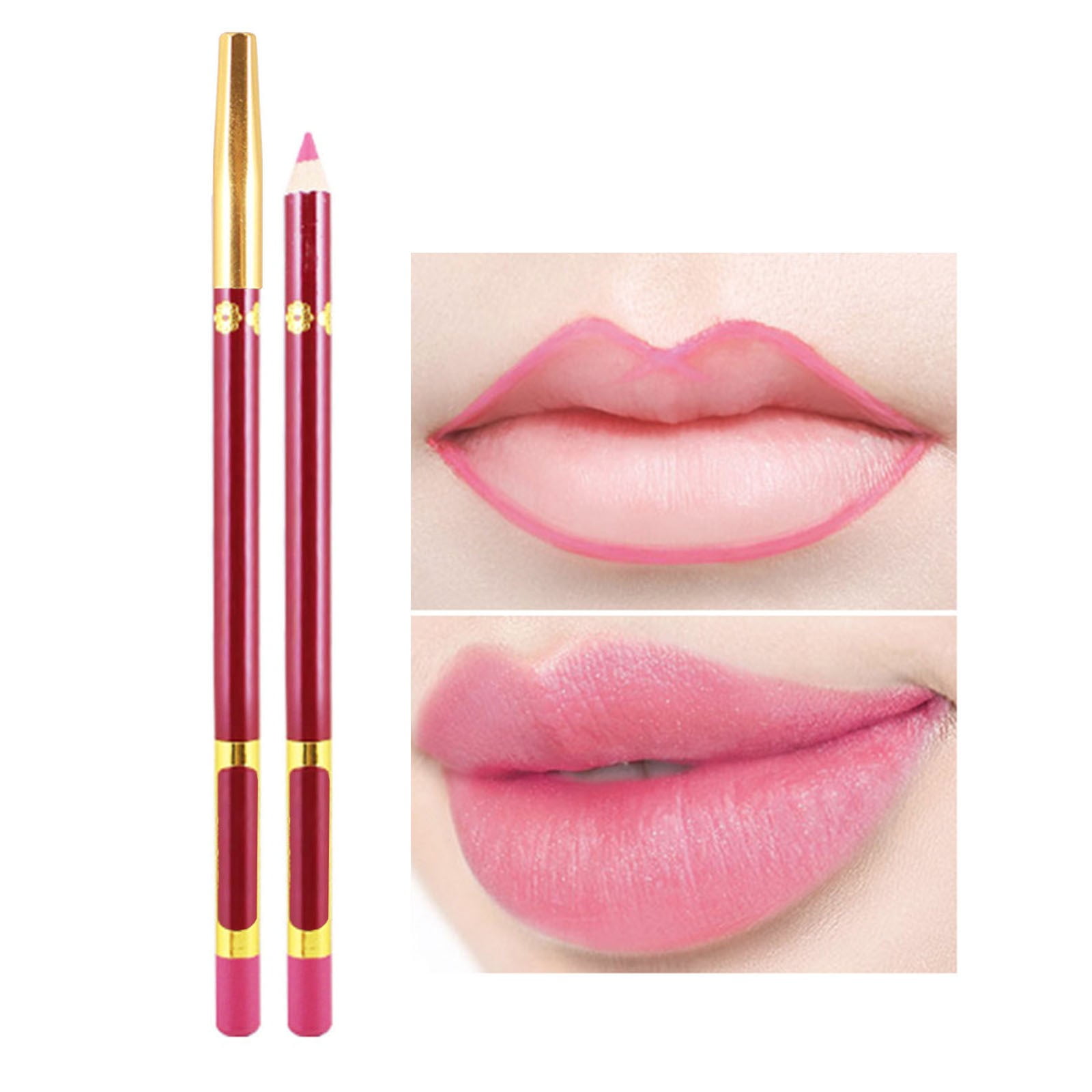 Lipstick Pencil Lip Liner Makeup Non Stick Glue Easy To Apply Long Lip