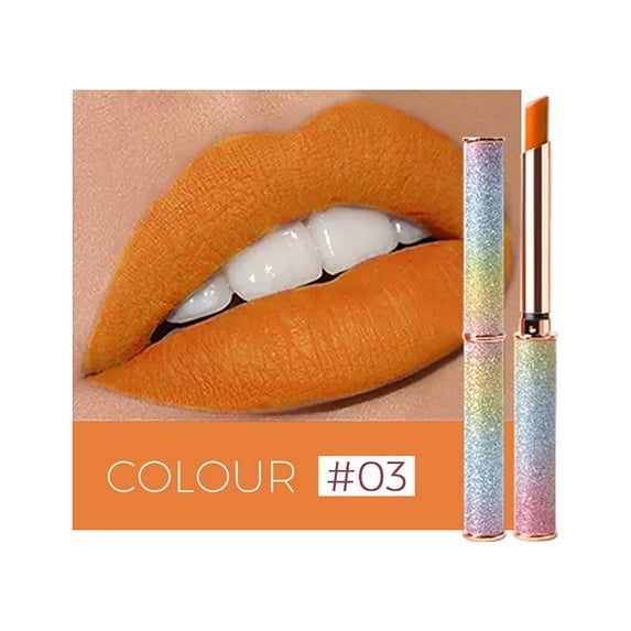 Lipstick Portable Matte Non-Stick Lip Balm Moisturizing Long-Lasting Makeup Gloss Easy Carry Lip Care Compact Size