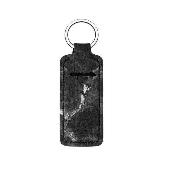 Lipstick Pouch Keychain for Bag, Neoprene Cosmetic Holder with Metal Clip, Small Storage Organizer for On The Go