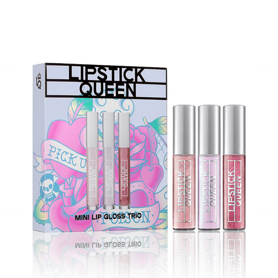 Lipstick Queen Gloss Trio, Aurora, Space Cadet, Time Warp