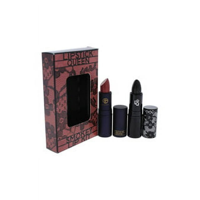 Lipstick Queen Smokey Lip Kit 2 Pc Kit 0.12oz Black Lace Rabbit, 0.12oz