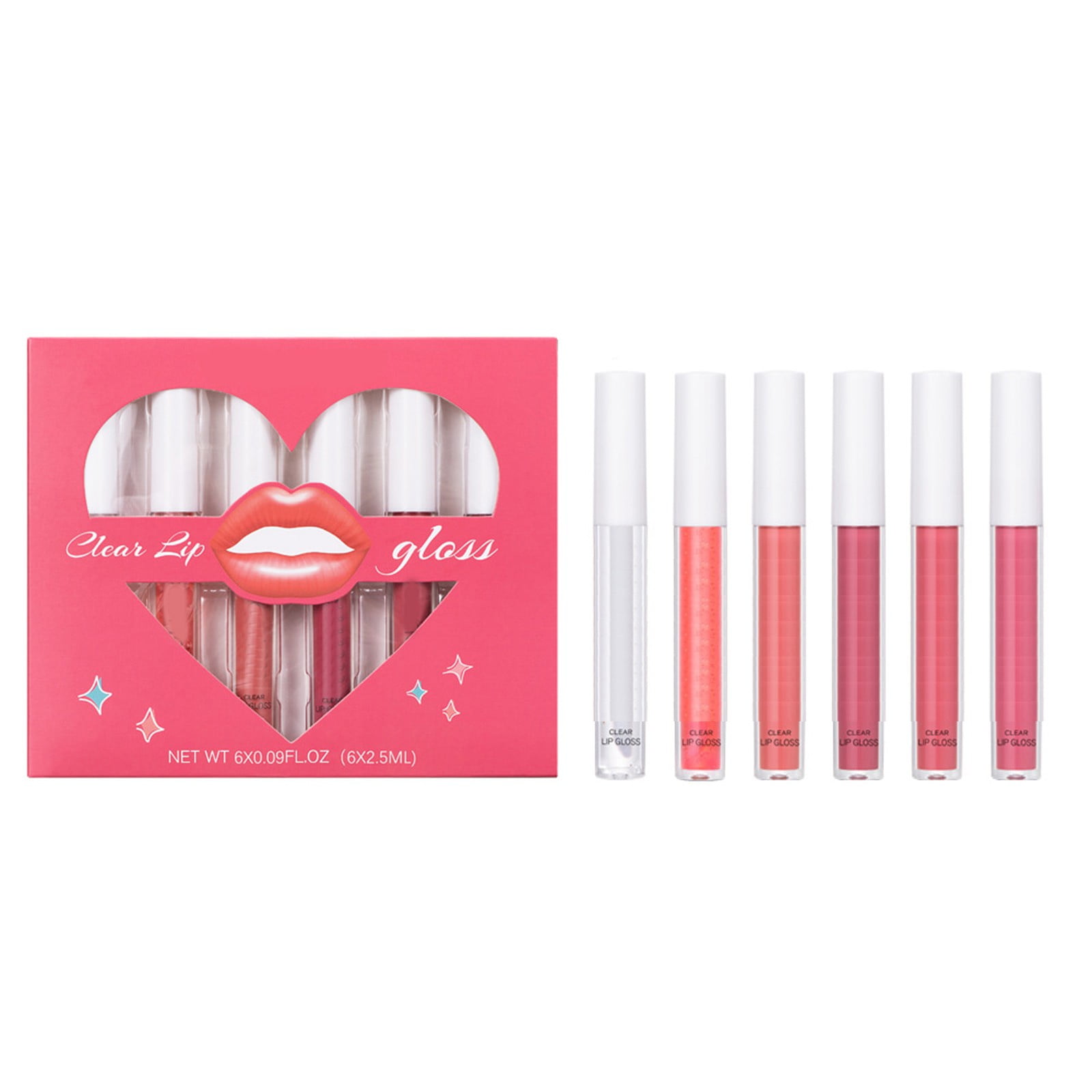 Lipstick Set 10 Colors Korean Gloss Lip Gloss Rollers Makeup Pigment