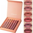 thumbnail image 1 of Lipstick Set Waterproof Long Lasting Dark Red Matte Mat Lipstick Gift Set, 1 of 10