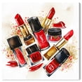 thumbnail image 1 of Lipstick and Nail Polish Collection Canvas Glam Art Prints by Art Remedy, Gallery Wrapped, 20" x 20", 1 of 7