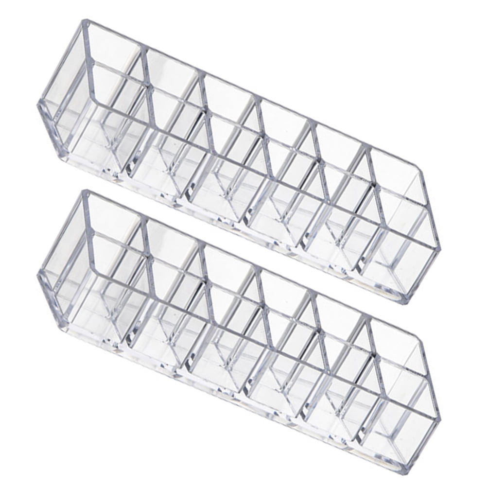 Lipsticks Holder, 12 Slot Lipstick Organizer, Clear Lipgloss