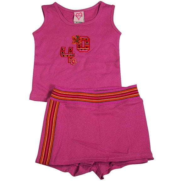 Lipstik - Baby Girls 2 Piece Skort Set 3641-6-12Months (PINK)