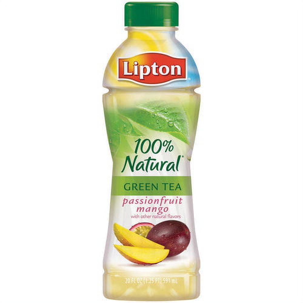 Find Your Perfect Lipton 100 Natural Passionfruit Mango Green Tea Bottled Tea Drink, 20 fl oz