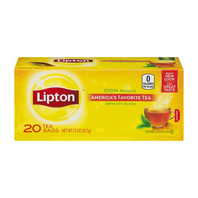 Lipton, America's Favorite Tea, Black Tea, Tea Bags (Pack of 24)