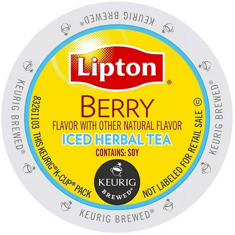 Lipton Natural Energy K-Cup Pack, Black Tea