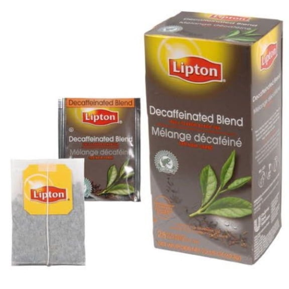 Lipton Relax Decaffeinated Black Tea, 28 Tea Bags, 62.3g Box