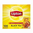 thumbnail image 1 of Lipton Black Tea Bags, Hot or Iced tea bags, 100 Total Count, 1 of 6