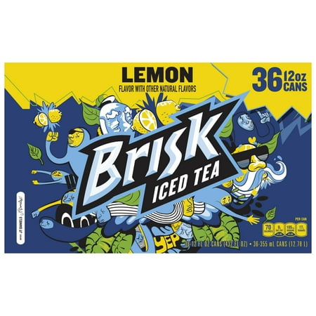 Lipton Brisk Lemon Iced Tea 12 fl. oz., 36 pk.