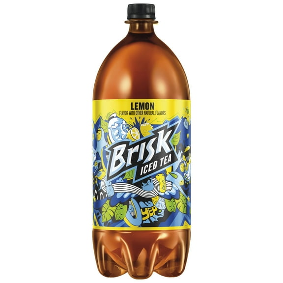 Brisk Iced Tea, Lemon, 2 Liter Bottle