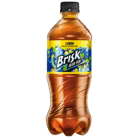 Lipton Brisk Lemon Iced Tea, Bottled Tea Drink, 20 fl oz, Bottle