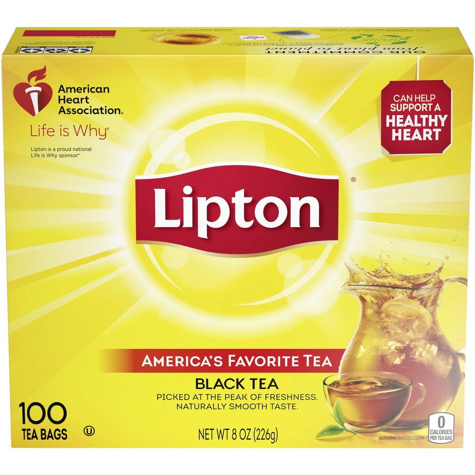 Lipton Classic Black Tea Bag - 1.3 oz Per Packet - 100 Teabag - 100 / Box Lipton Classic Black Tea Bag - 1.3 oz Per Packet - 100 Teabag - 100 / Box