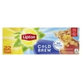 thumbnail image 1 of Lipton Cold Brew Iced Tea Bags, Family Size, 22 Count (Pack of 6), 1 of 5