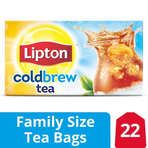 Lipton Cold brew Black Tea Bags, 22 Ct