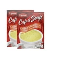 thumbnail image 1 of SOUP SECRETS Lipton Instant Soup Cream of Chicken 4 Count For a Warm Cup of Soup Only 60 Calories Per Serving 2.4 oz ( Pack of 2 ), 1 of 8