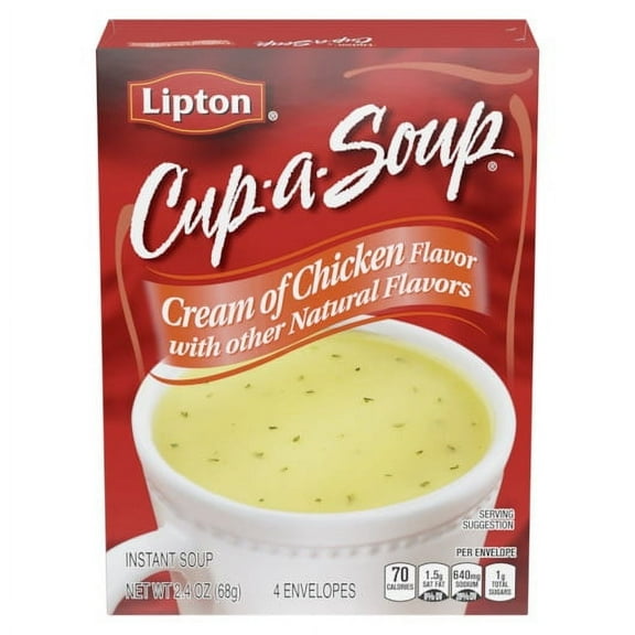 Lipton Cup A Soup Creamy Chicken Pouch, 2.4 Ounces, 12 per case(Price/Case)
