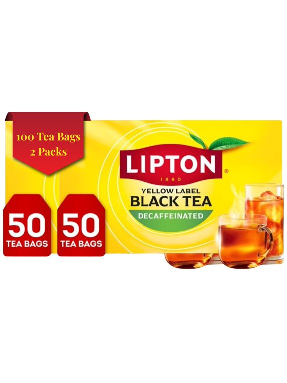 Decaffeinated Black Tea Bags (Pack of 2)