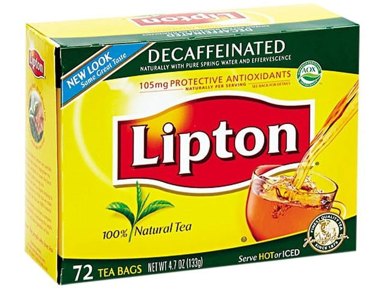 Tea Bags, Decaffeinated, 72/Box Tea Bags, Decaffeinated, 72/Box