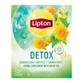 thumbnail image 1 of Lipton, Detox Herbal Supplement with Green Tea, Tea Bags, 15 Count Box, 1 of 10