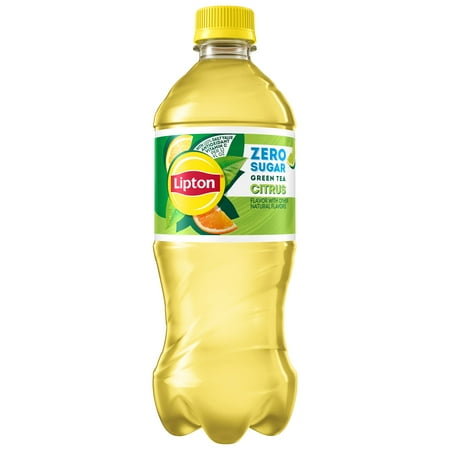 Lipton Green Tea Citrus Zero Sugar Iced Tea, 20 fl oz, 1 Bottle